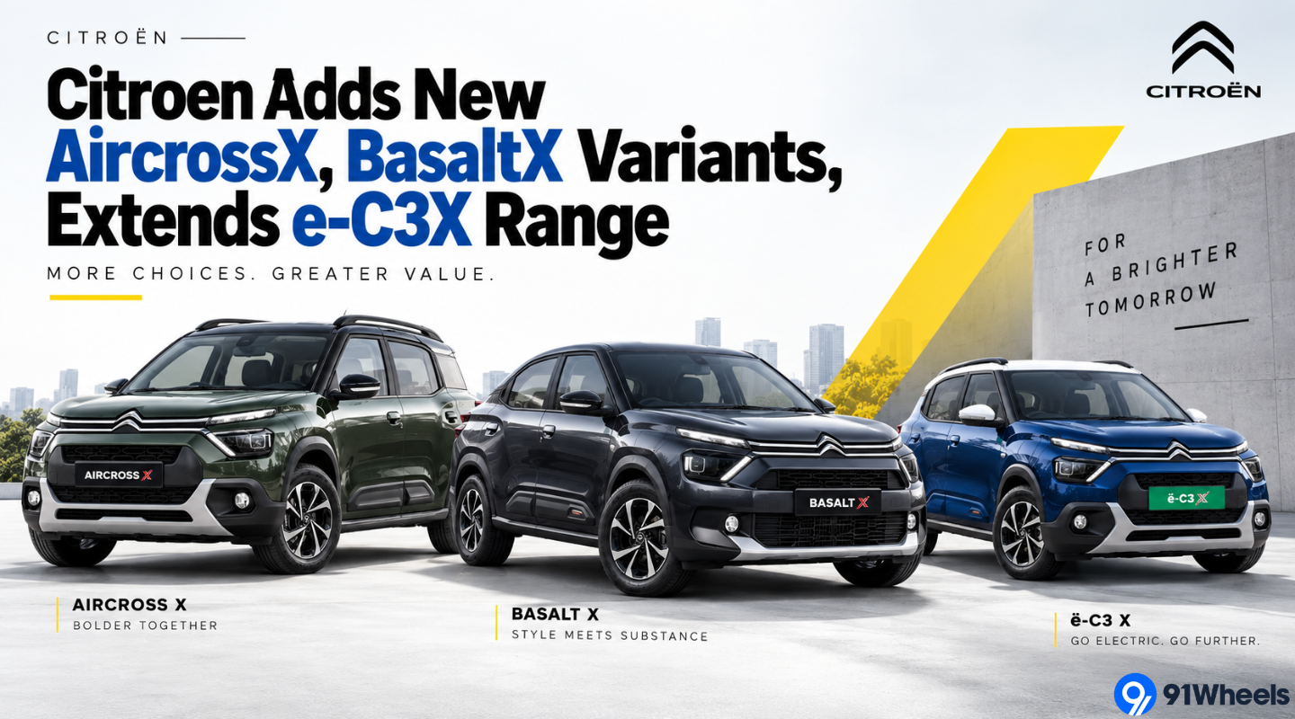 Citroen Adds New AircrossX, BasaltX Variants, Extends e-C3X Range